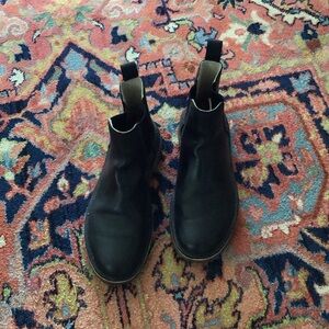 Clarks Chelsea Black Leather Boots Men’s